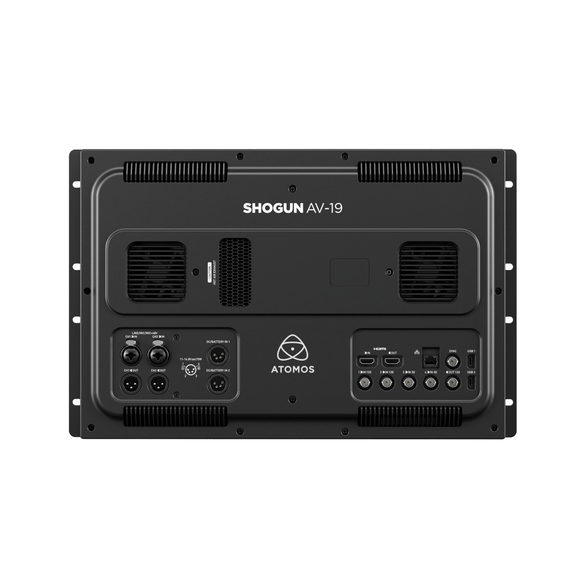 Atomos Shogun AV-19 — 19" 7RU Rack 4K HDR Monitor Recorder Switcher with NDI HX3 & ProRes RAW