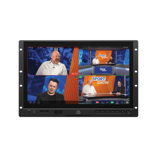 Atomos Shogun AV-19 — 19" 7RU Rack 4K HDR Monitor Recorder Switcher with NDI HX3 & ProRes RAW